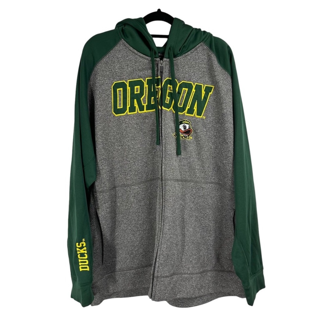 Champion Elite Oregon Ducts Full Zip Hooded Sweatshirt XL